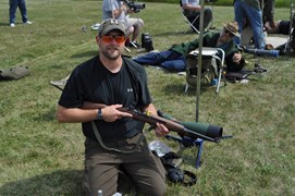 Ryan Wikman shooting in MI Carbine Match
