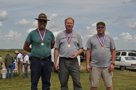Carbine Medal Winners: Coby Dalgliesh, Marcus MoeGlein, Garth Weber