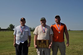 C.M.P. Medal Winners: Eugene Nordheim, Garth Weber, Joey McGregor