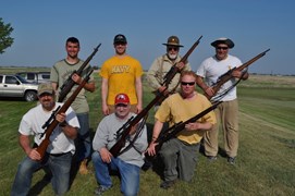 Participants of the CMP Vintage Sniper Match.  Note:  Ryan is shooting an MI-D, the rest are using Springfield 03-A3-A4.
